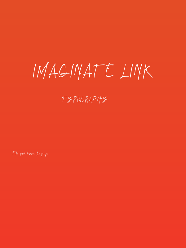 Imaginate Link Poster