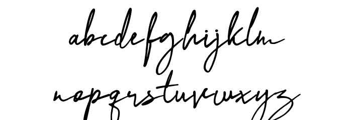 Imaginate Link Font LOWERCASE