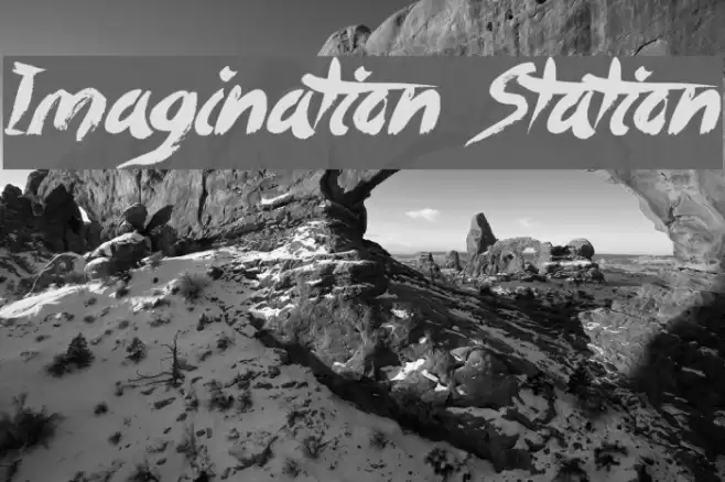 Imagination Station Font examples