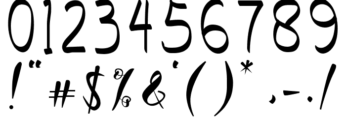 Imaginational Font OTHER CHARS
