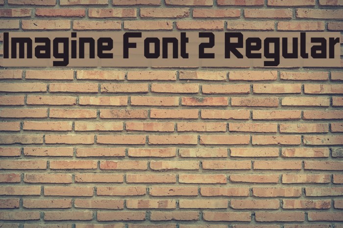 Imagine Font 2 Regular Font examples
