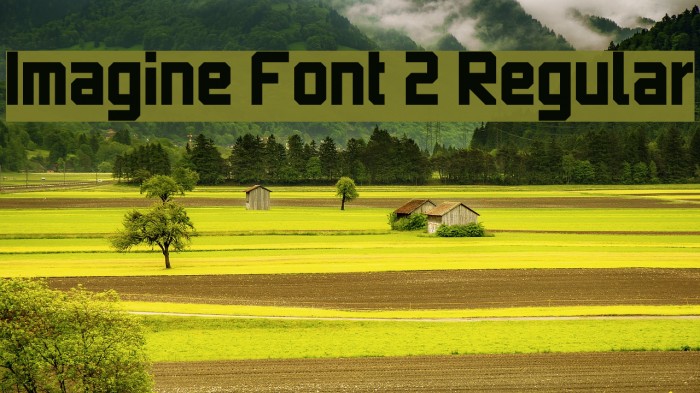 Imagine Font 2 Regular Font examples