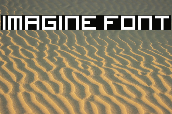Imagine Font Example 1