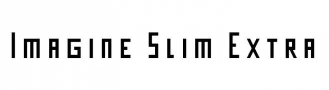 Imagine Slim Extra  नि: शुल्क फ़ॉन्ट्स डाउनलोड