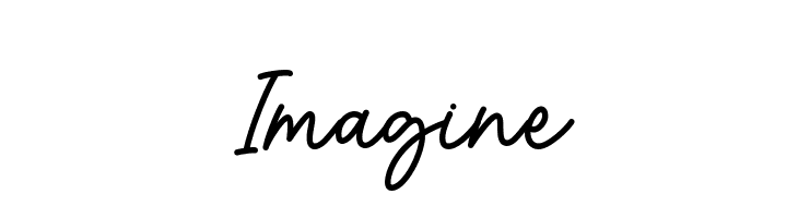 Imagine  Frei Schriftart Herunterladen