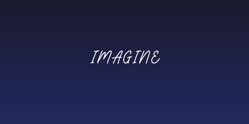 Imagine Social Header