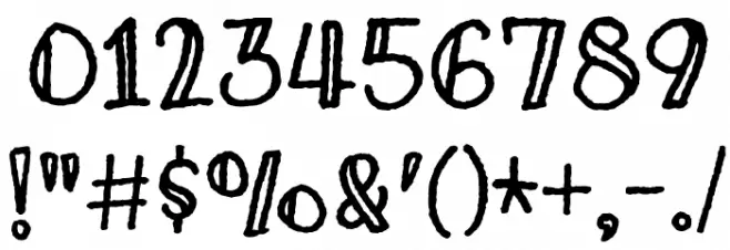 ImaginethisDEMO Font OTHER CHARS