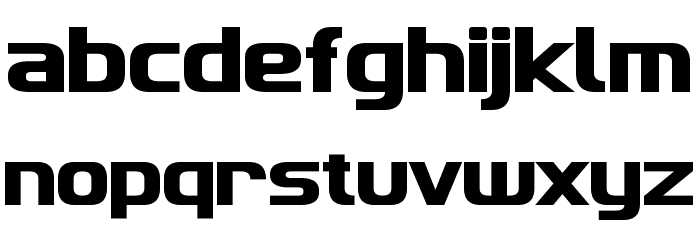 Imaki Bold Font LOWERCASE