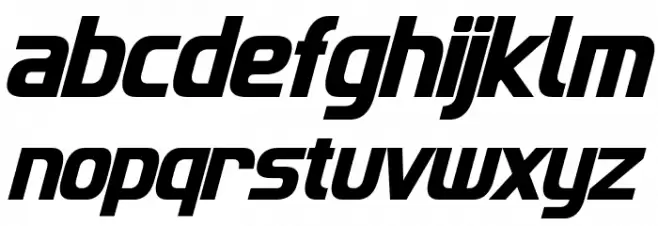 Imaki Condensed Bold Italic फ़ॉन्ट लोअरकेस