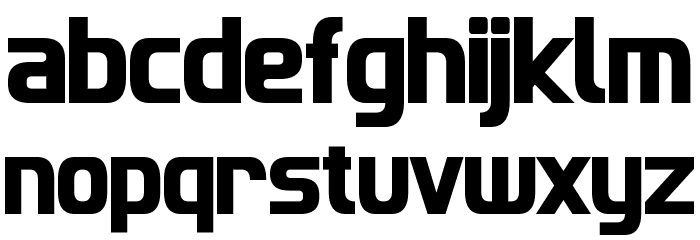 Imaki Condensed Bold Font LOWERCASE