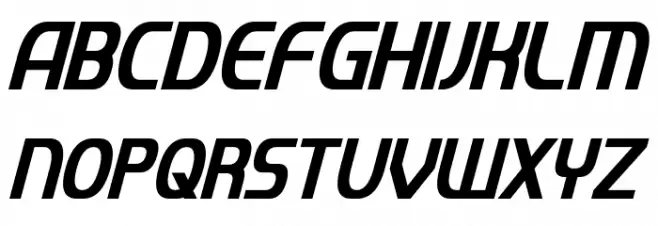 Imaki Condensed Italic Fonte MAIÚSCULAS