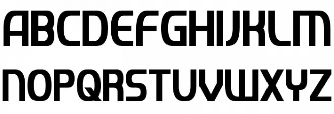 Imaki Condensed フォント 大文字