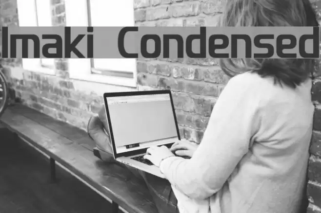 Imaki Condensed Font examples