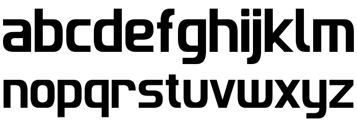 Imaki Condensed Font LOWERCASE