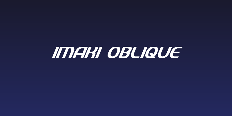 Imaki Oblique Social Header