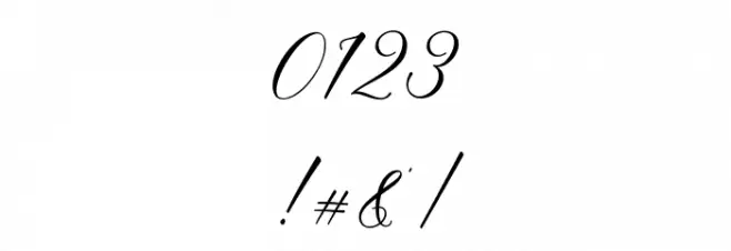 ImataScriptDEMO Font OTHER CHARS