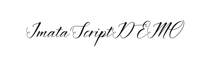 ImataScriptDEMO  Descarca Fonturi Gratis