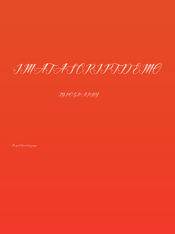 ImataScriptDEMO Poster