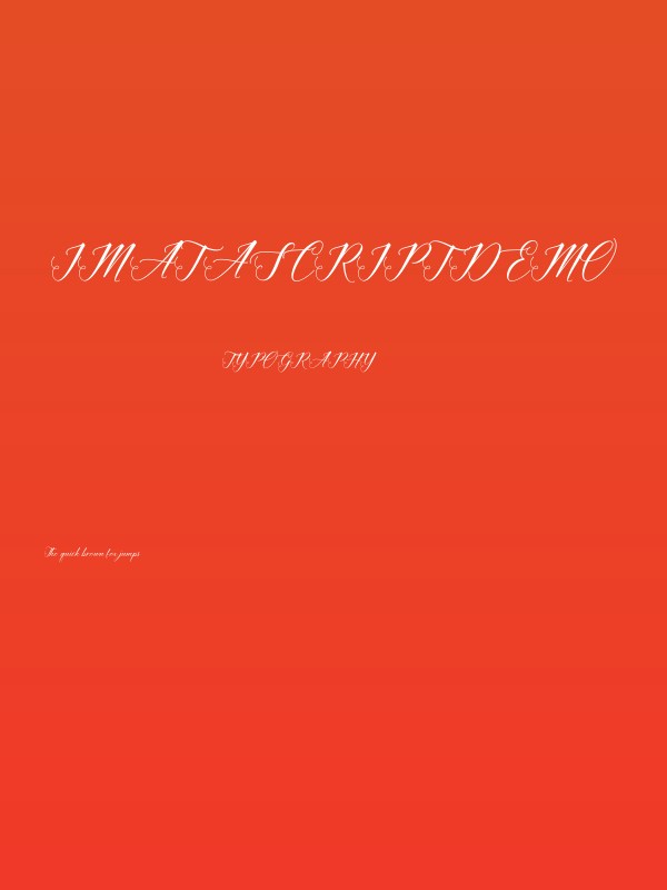 ImataScriptDEMO Poster