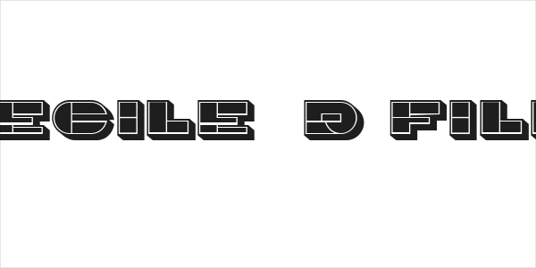 Imbecile 3D Filled Logo