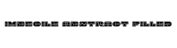 Imbecile Abstract Filled  フリーフォントのダウンロード