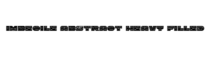 Imbecile Abstract Heavy Filled  免费字体下载