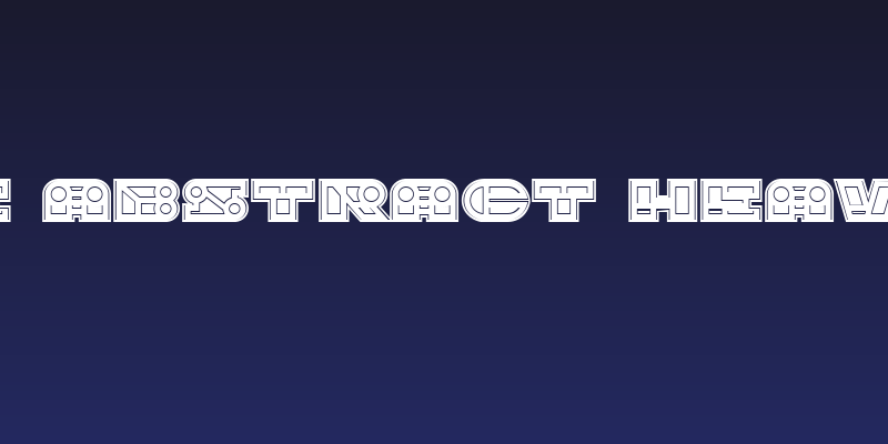 Imbecile Abstract Heavy Filled Social Header