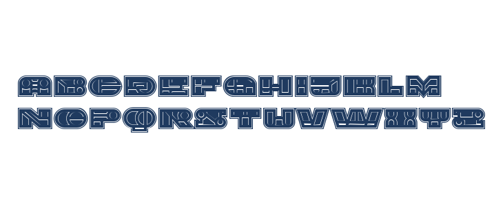 Imbecile Abstract Heavy Filled Lowercase