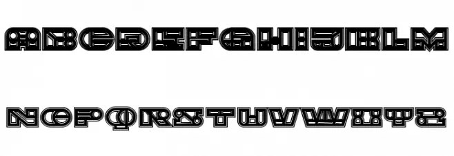 Imbecile Abstract Heavy Schriftart Groß