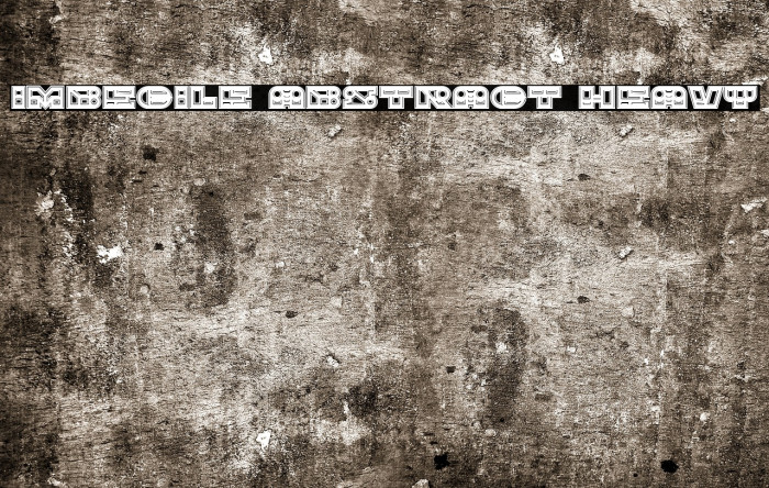 Imbecile Abstract Heavy Example 1