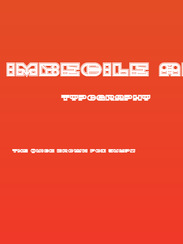 Imbecile Abstract Heavy Poster