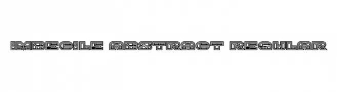Imbecile Abstract Regular  Descarca Fonturi Gratis