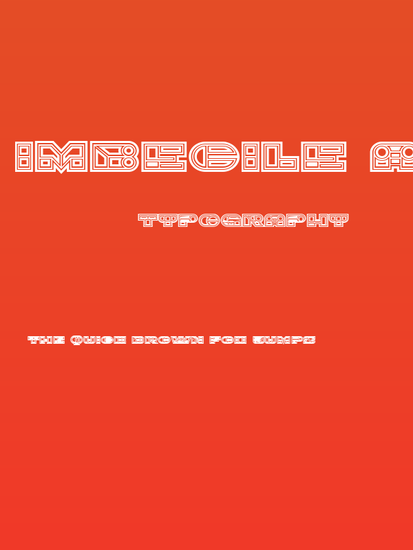 Imbecile Abstract Regular Poster