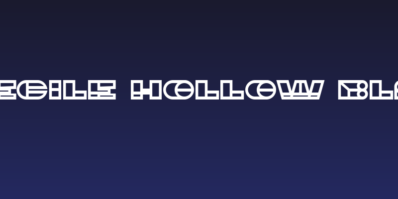 Imbecile Hollow Black Social Header