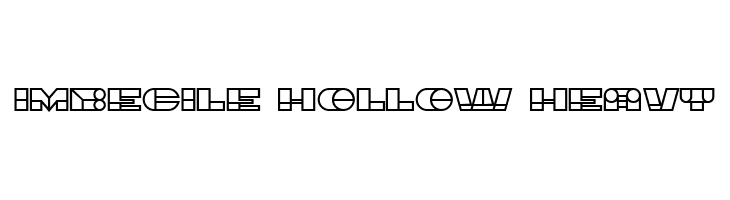 Imbecile Hollow Heavy  Скачать бесплатные шрифты