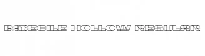 Imbecile Hollow Regular  Frei Schriftart Herunterladen