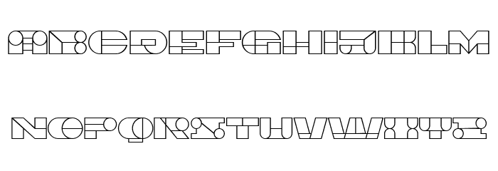 Imbecile Hollow Regular Font OTHER CHARS
