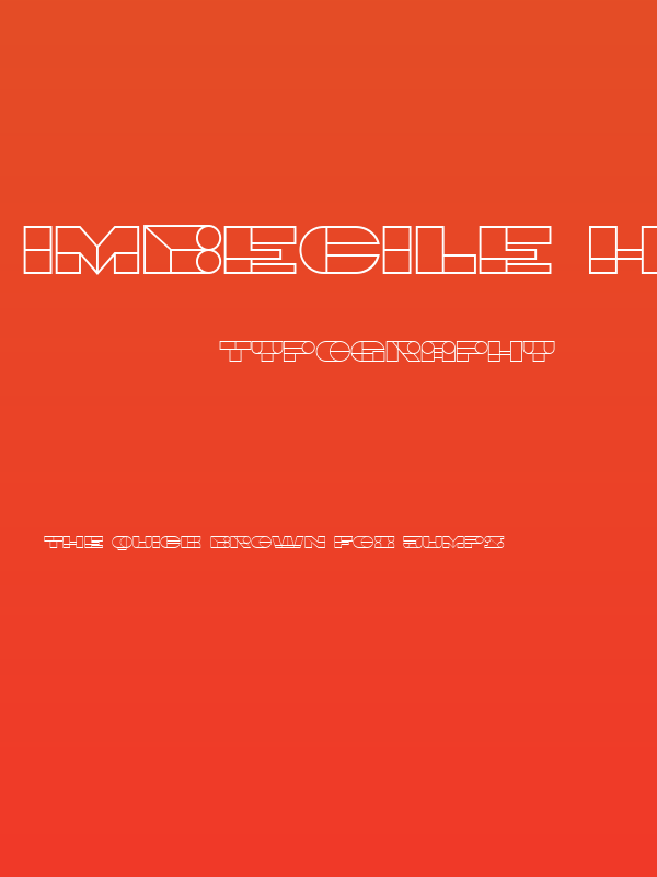 Imbecile Hollow Regular Poster