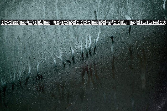 Imbecile Ornamental Filled Example 1