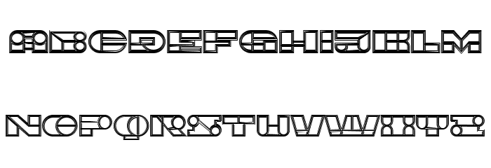 Imbecile Outlined Regular Font OTHER CHARS