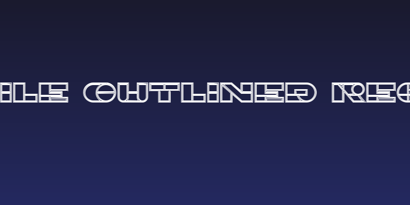 Imbecile Outlined Regular Social Header