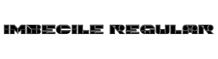 Imbecile Regular  Fuentes Gratis Descargar