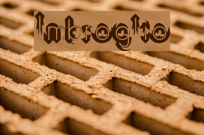 Imbroglio Font examples