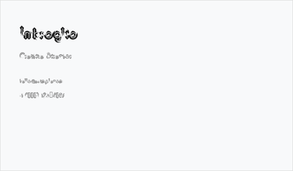 Imbroglio Business Card