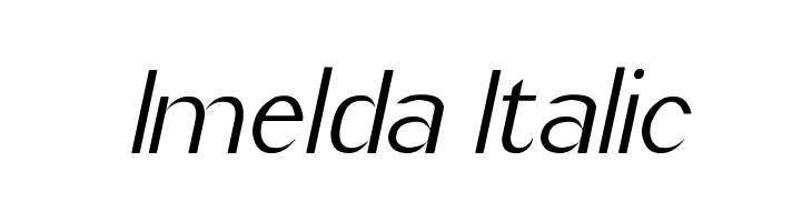Imelda Italic Font