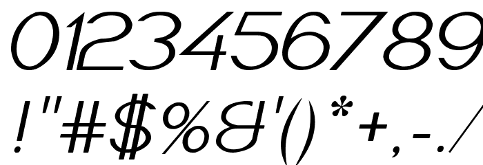 Imelda Italic Font OTHER CHARS