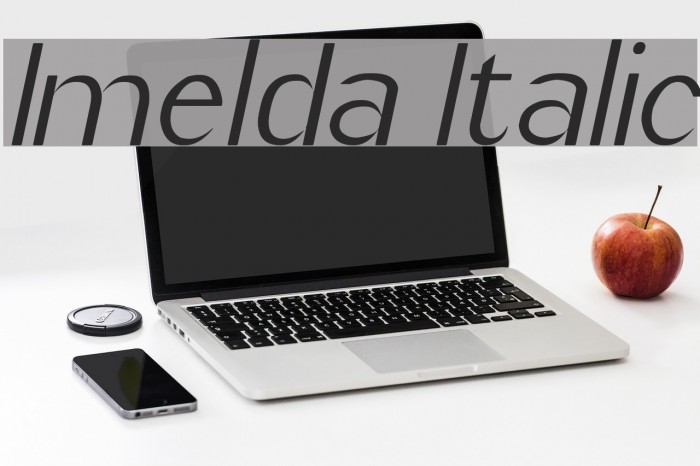 Imelda Italic Font examples