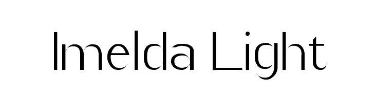 Imelda Light Font