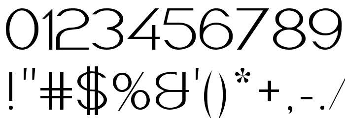 Imelda Light Font OTHER CHARS