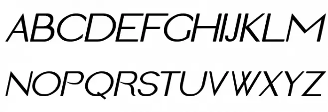 Imelda Medium Italic フォント 大文字
